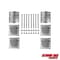 Extreme Max Extreme Max 3005.2178 Post Trailer Guide-On - 65", Zinc-Plated Uprights with Zinc-Plated Hardware 3005.2178 - alternate 6